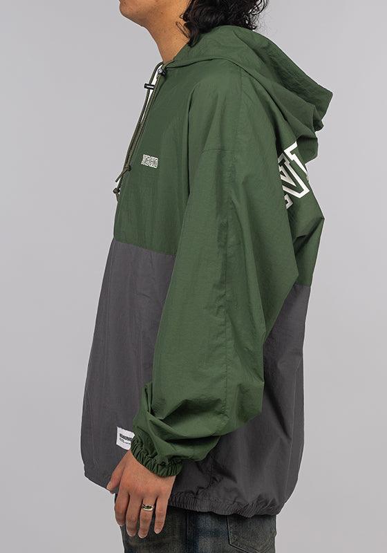 Bicolor Anorak Jacket - Green - LOADED