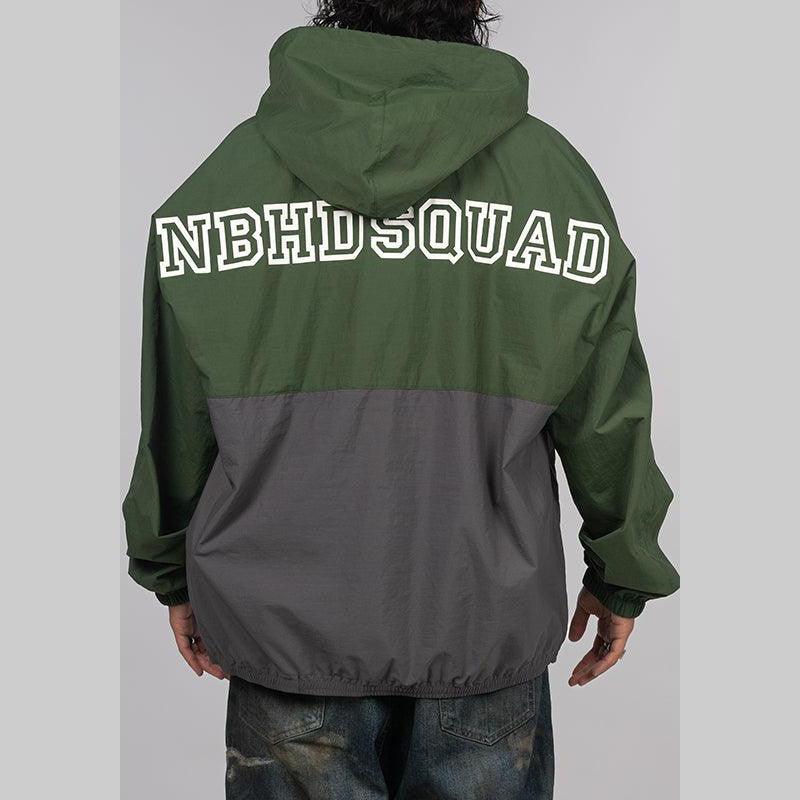 Bicolor Anorak Jacket - Green - LOADED