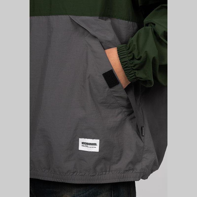 Bicolor Anorak Jacket - Green – LOADED