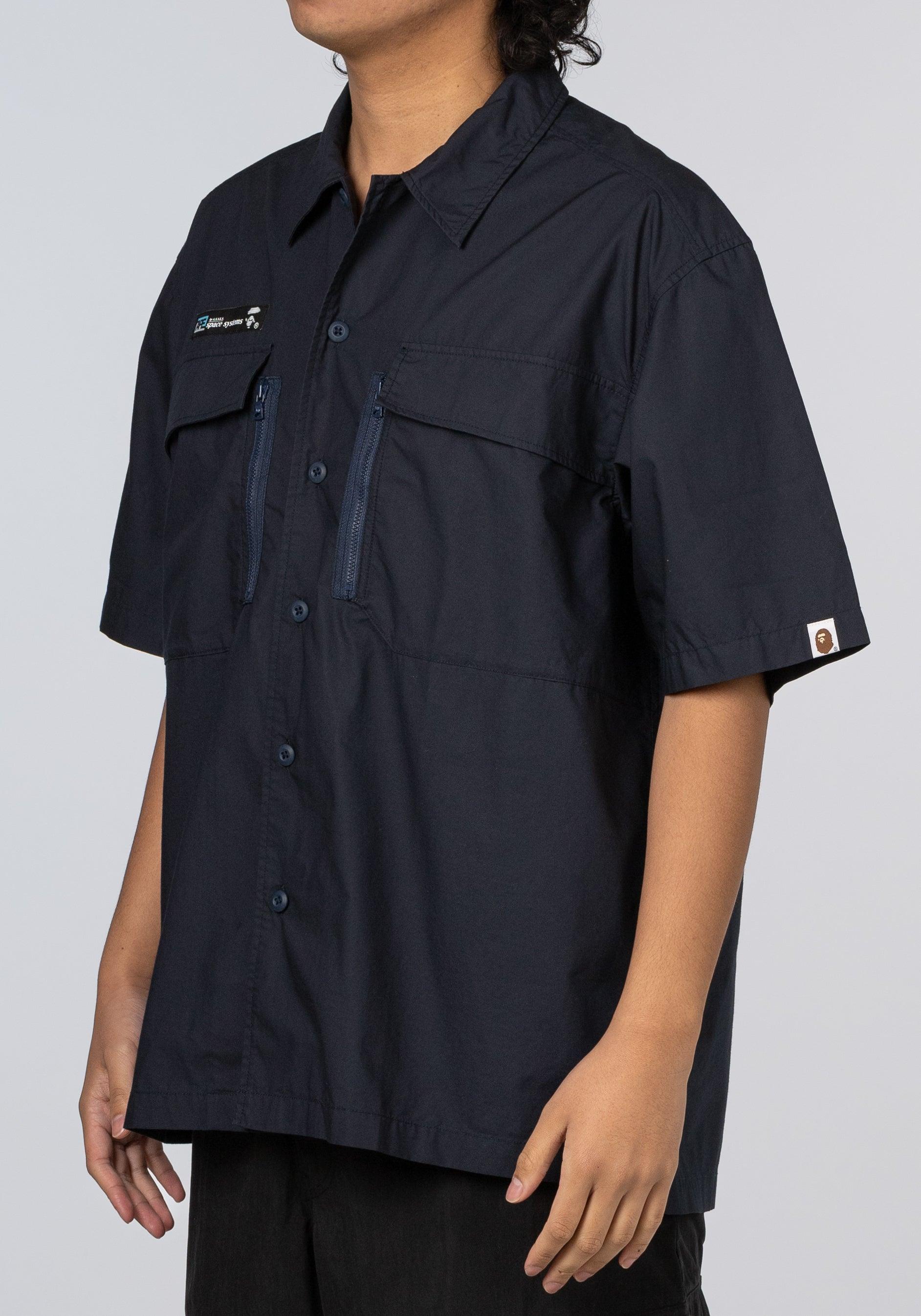 Big Pocket Relaxed Fit Shirt - Navy - LOADED