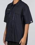 Big Pocket Relaxed Fit Shirt - Navy - LOADED