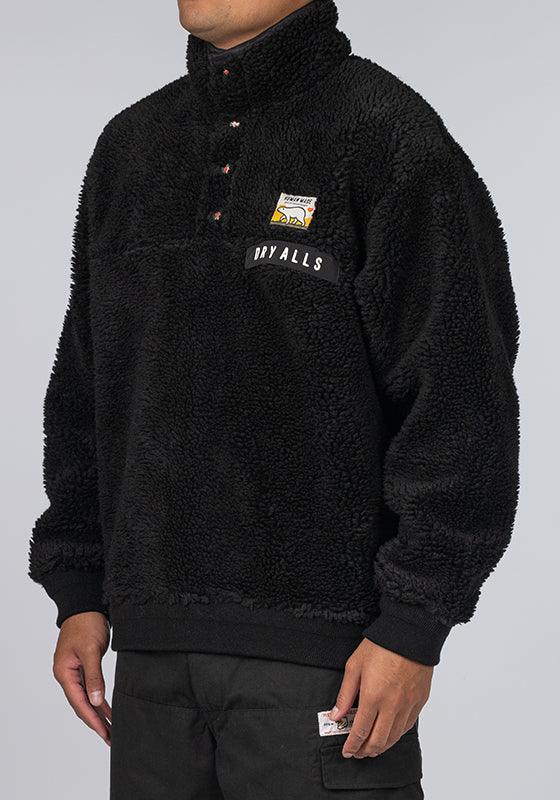 Boa Fleece Pullover - Black - LOADED