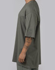 Boxy T-Shirt - Stone Green - LOADED