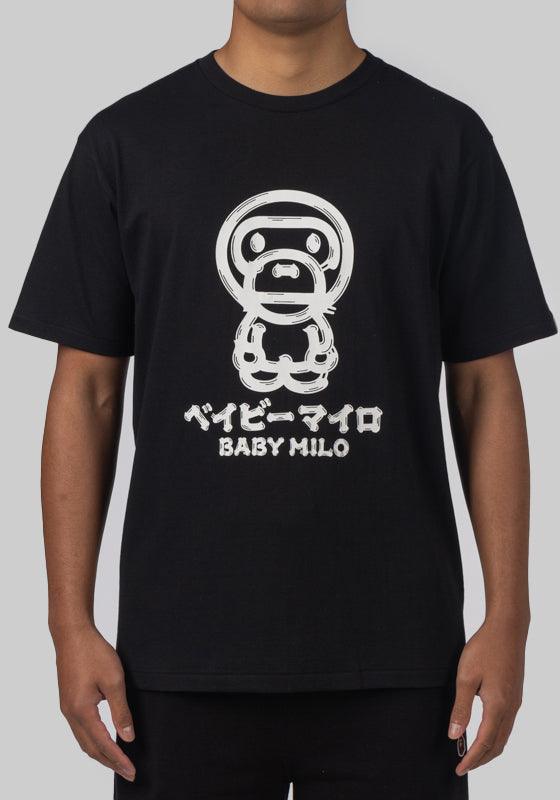 Brush Baby Milo T-Shirt - Black - LOADED