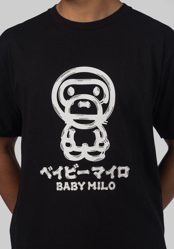 Brush Baby Milo T-Shirt - Black - LOADED