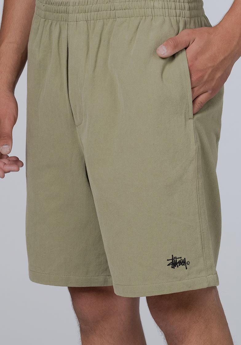 Brushed Beach Short - Washed Military - LOADED