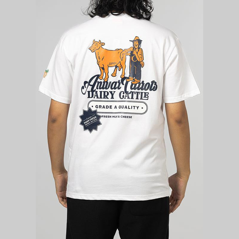 Carrots Dairy T-Shirt - White - LOADED