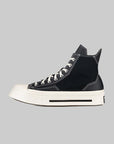 Chuck 70 De Luxe Squared Hi - Black - LOADED