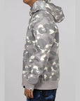 City Camo Shark Full Zip Hoodie - Grey - LOADED