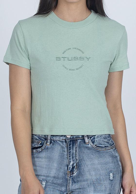 City Circle Slim T-Shirt - Sage - LOADED
