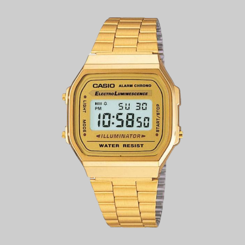 A168WG-9W Classic Digital - Gold