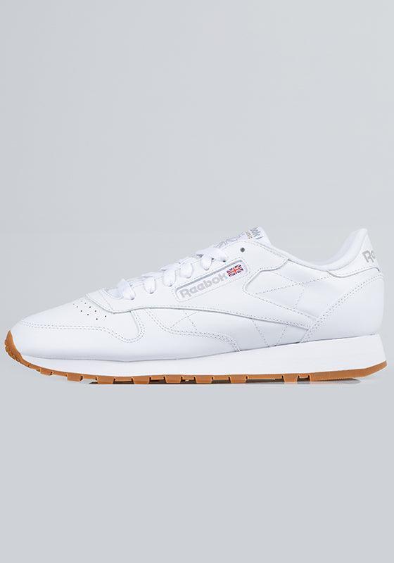 Classic Leather - White/Pure Grey/Gum - LOADED