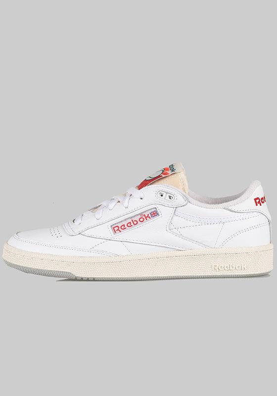 Club C 85 Vintage - White/Chalk/Red - LOADED