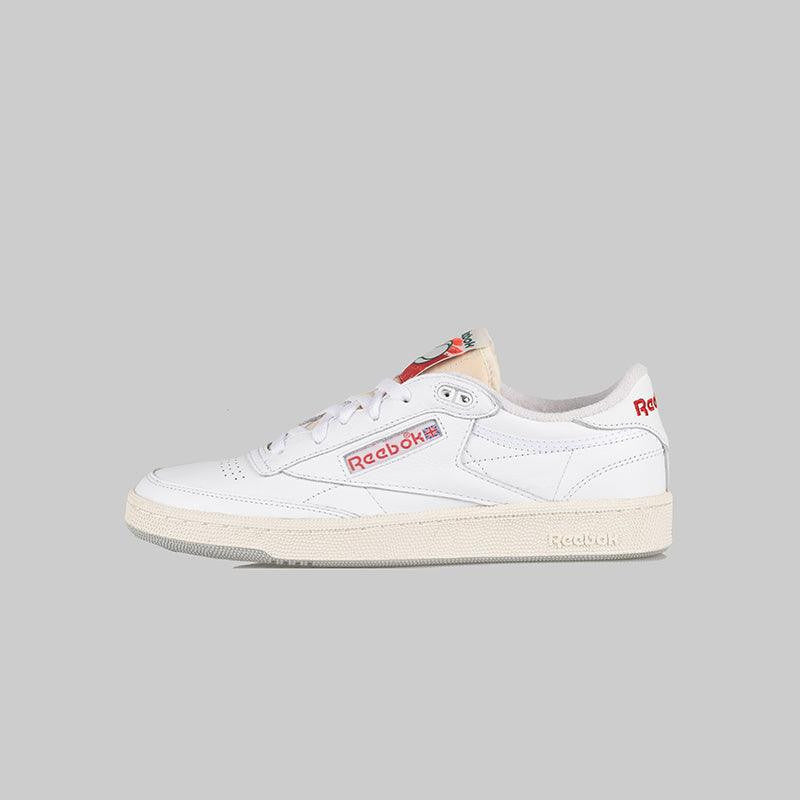 Club C 85 Vintage - White/Chalk/Red - LOADED