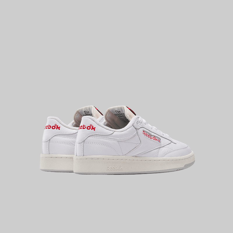 Club C 85 Vintage - White/Chalk/Red - LOADED