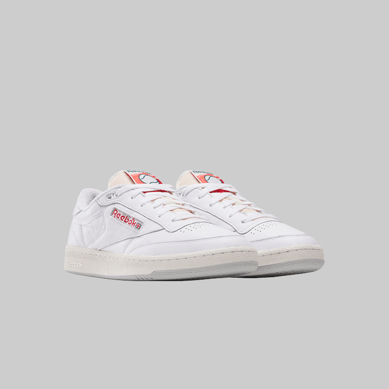 Club C 85 Vintage - White/Chalk/Red - LOADED