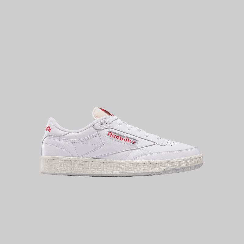 Club C 85 Vintage - White/Chalk/Red - LOADED