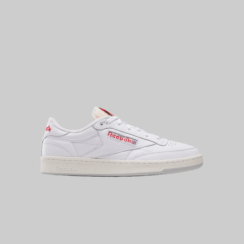 Club C 85 Vintage - White/Chalk/Red - LOADED