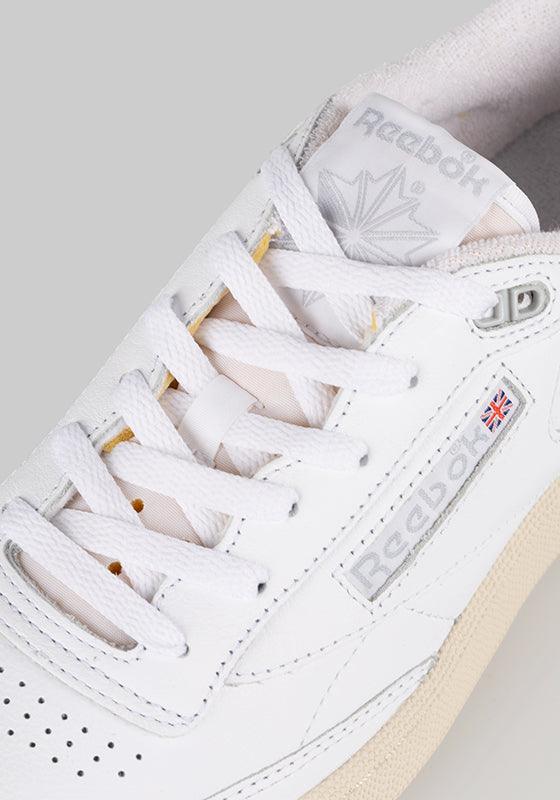 Club C 85 Vintage - White/Pure Grey/Paper White - LOADED