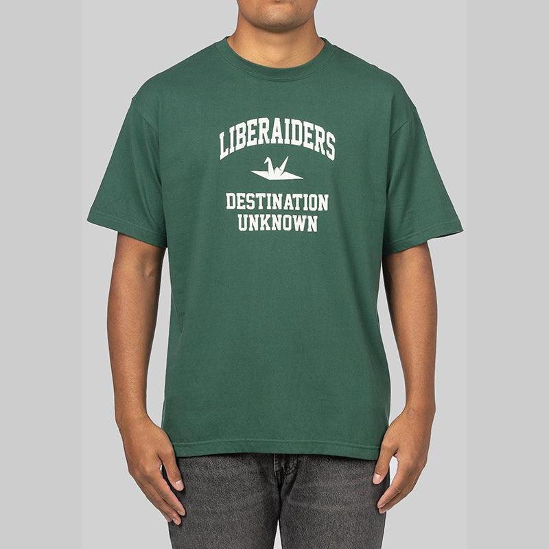 College Logo T-Shirt - Green - LOADED