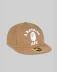 College New Era 59Fifty Low Profile Cap - Beige - LOADED