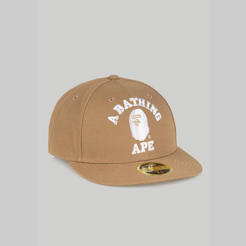 College New Era 59Fifty Low Profile Cap - Beige - LOADED