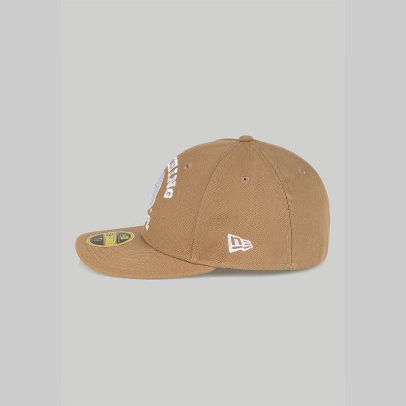 College New Era 59Fifty Low Profile Cap - Beige - LOADED