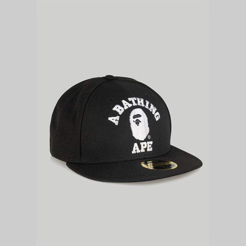 College New Era 59Fifty Low Profile Cap - Black - LOADED