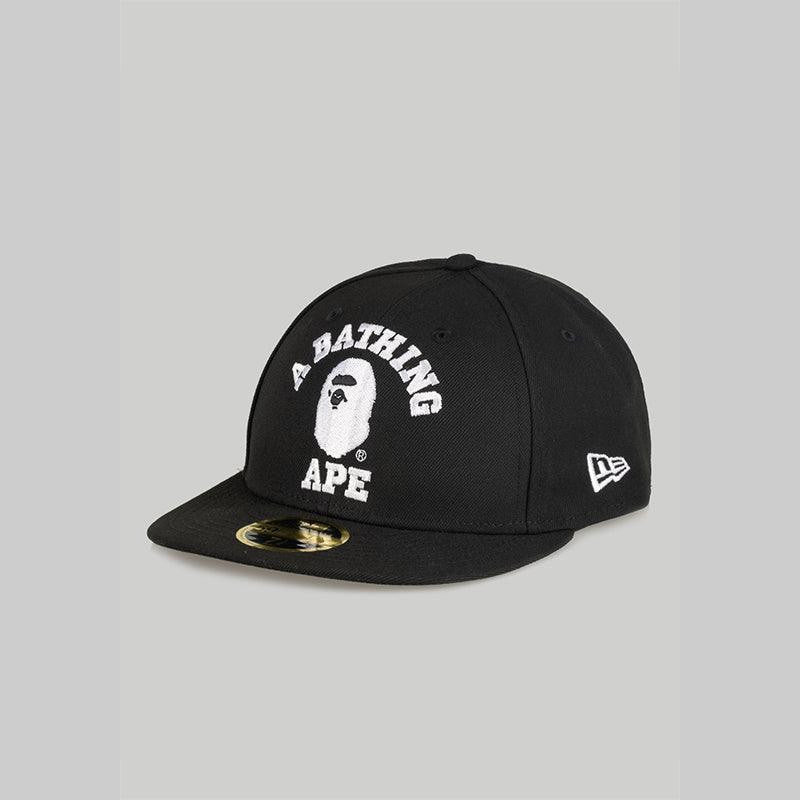 College New Era 59Fifty Low Profile Cap - Black - LOADED