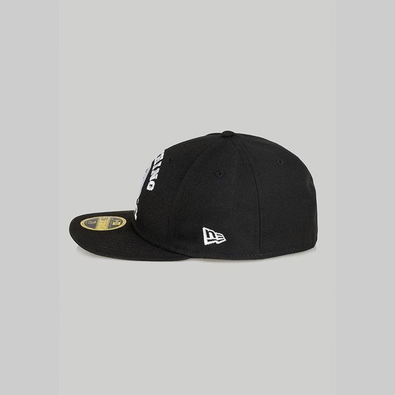 College New Era 59Fifty Low Profile Cap - Black - LOADED