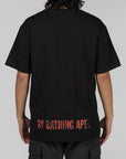 Colour Camo Ape Face T-Shirt - Black/Red - LOADED