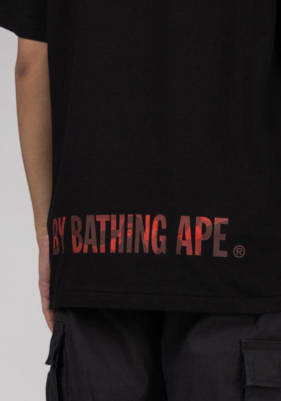 Colour Camo Ape Face T-Shirt - Black/Red - LOADED