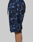 Colour Camo Shark Reversible Short - Navy - LOADED