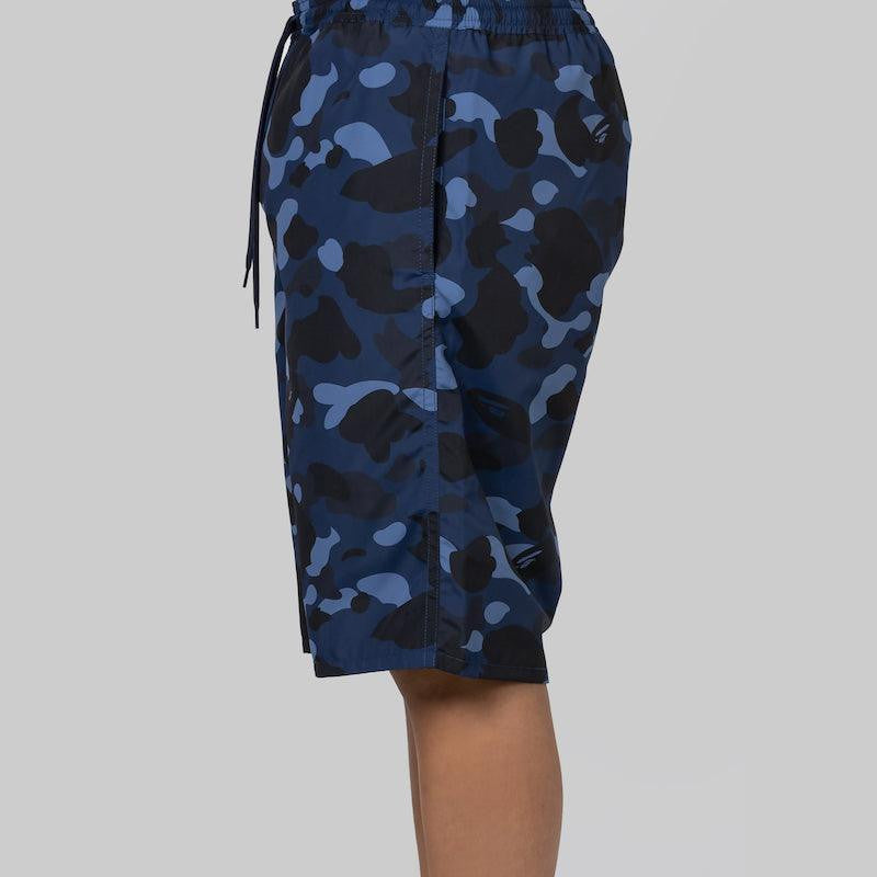 Colour Camo Shark Reversible Short - Navy - LOADED