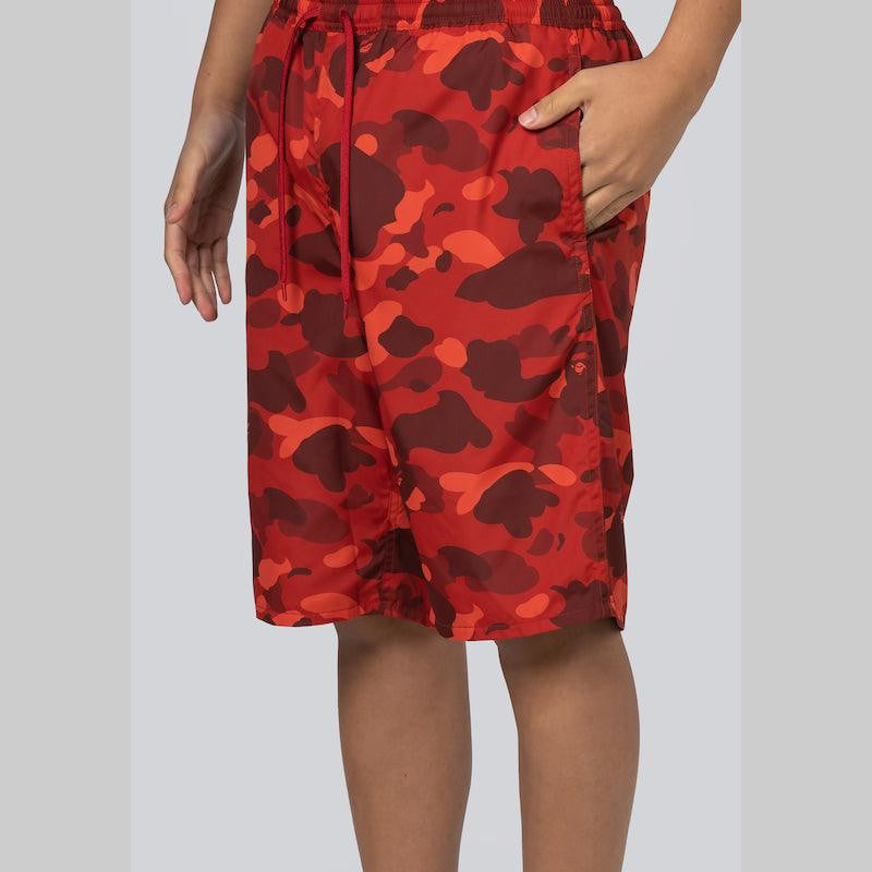 Colour Camo Shark Reversible Short - Red - LOADED