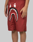 Colour Camo Shark Reversible Short - Red - LOADED