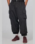 Cuffed Twill Pant - Black - LOADED