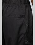 Cuffed Twill Pant - Black - LOADED