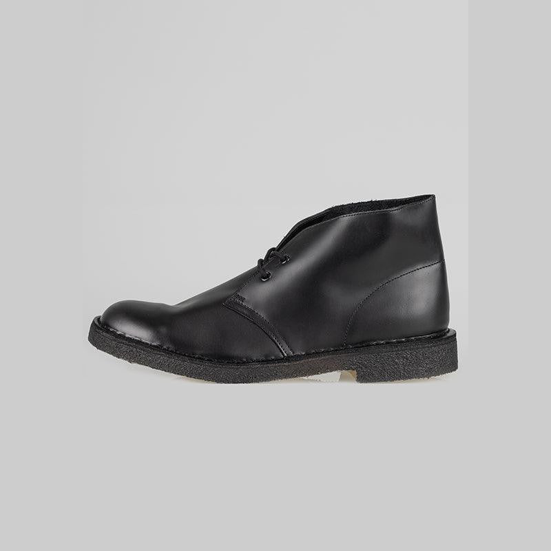 Desert Boot - Black Polished - LOADED