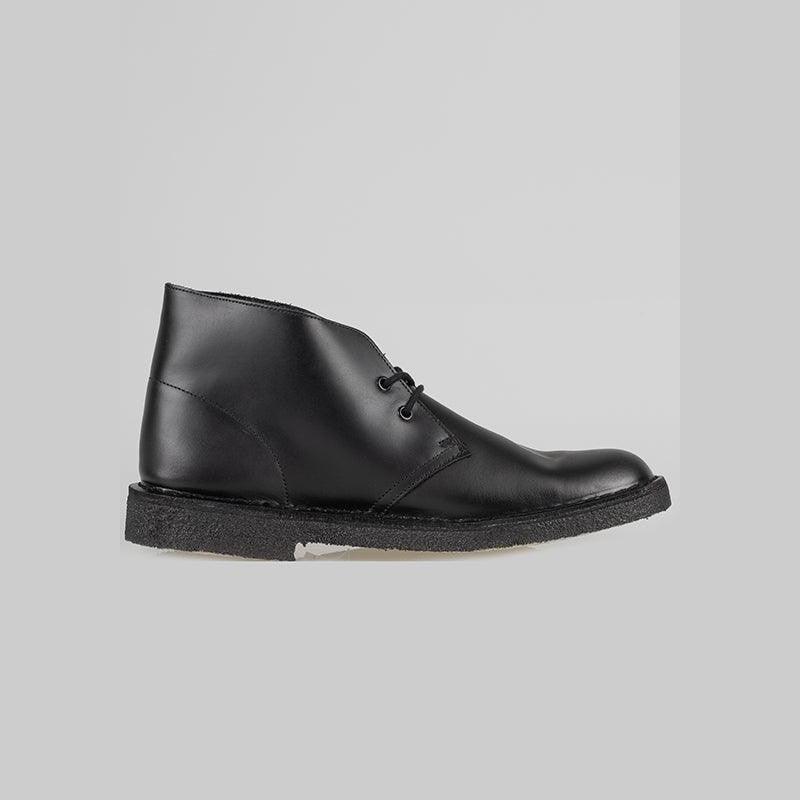 Desert Boot - Black Polished - LOADED