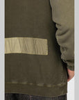 Design pigment Dyed Sweatparka Long Sleeve - Olive Drab - LOADED