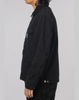 Detroit Jacket - Black/Black Aged Canvas - LOADED