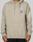 Dollie Fleece Hoodie - Pigment Olive - LOADED