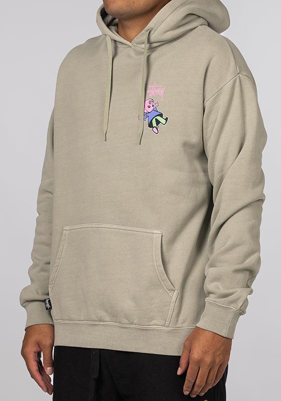 Dollie Fleece Hoodie - Pigment Olive - LOADED