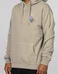 Dollie Fleece Hoodie - Pigment Olive - LOADED