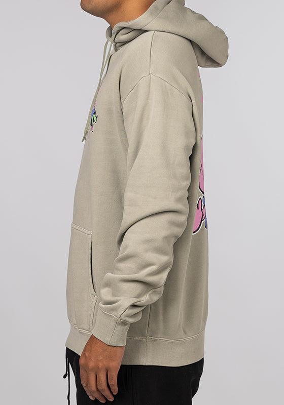 Dollie Fleece Hoodie - Pigment Olive - LOADED