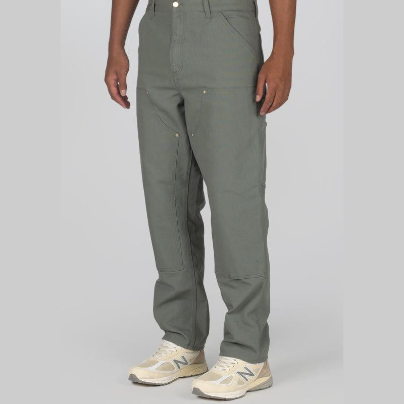 Double Knee Pant - Smoke Green Rinsed - LOADED