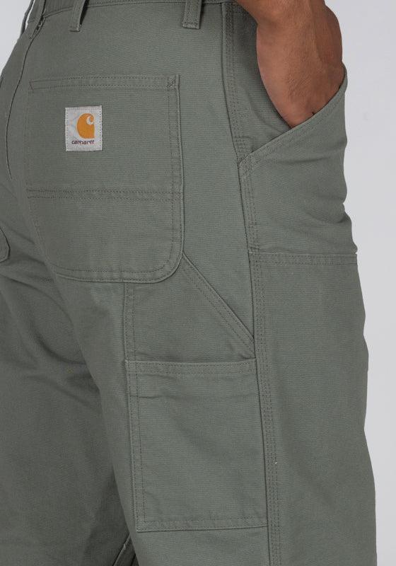 Double Knee Pant - Smoke Green Rinsed - LOADED