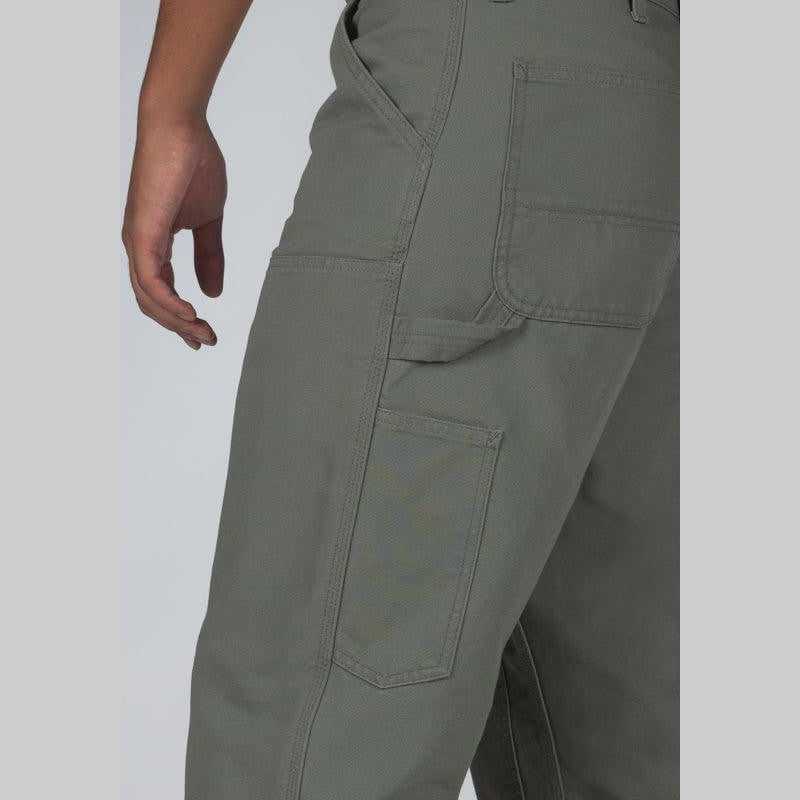 Double Knee Pant - Smoke Green Rinsed - LOADED