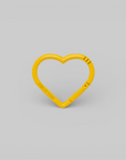 Heart Carabiner - Yellow
